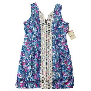 Lilly Pulitzer for Target Blue and Pink Casual Dress